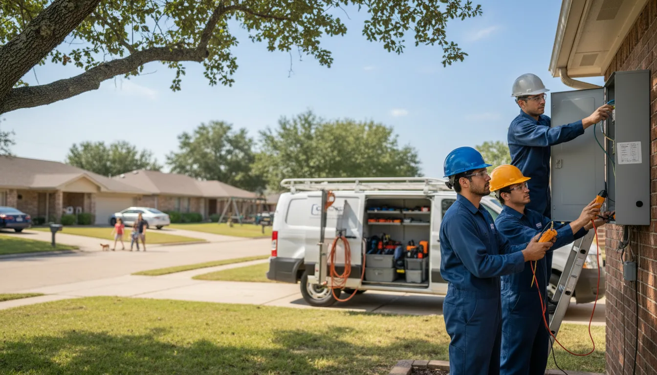Certified electrician providing emergency electrical services in Circle Pines, MN